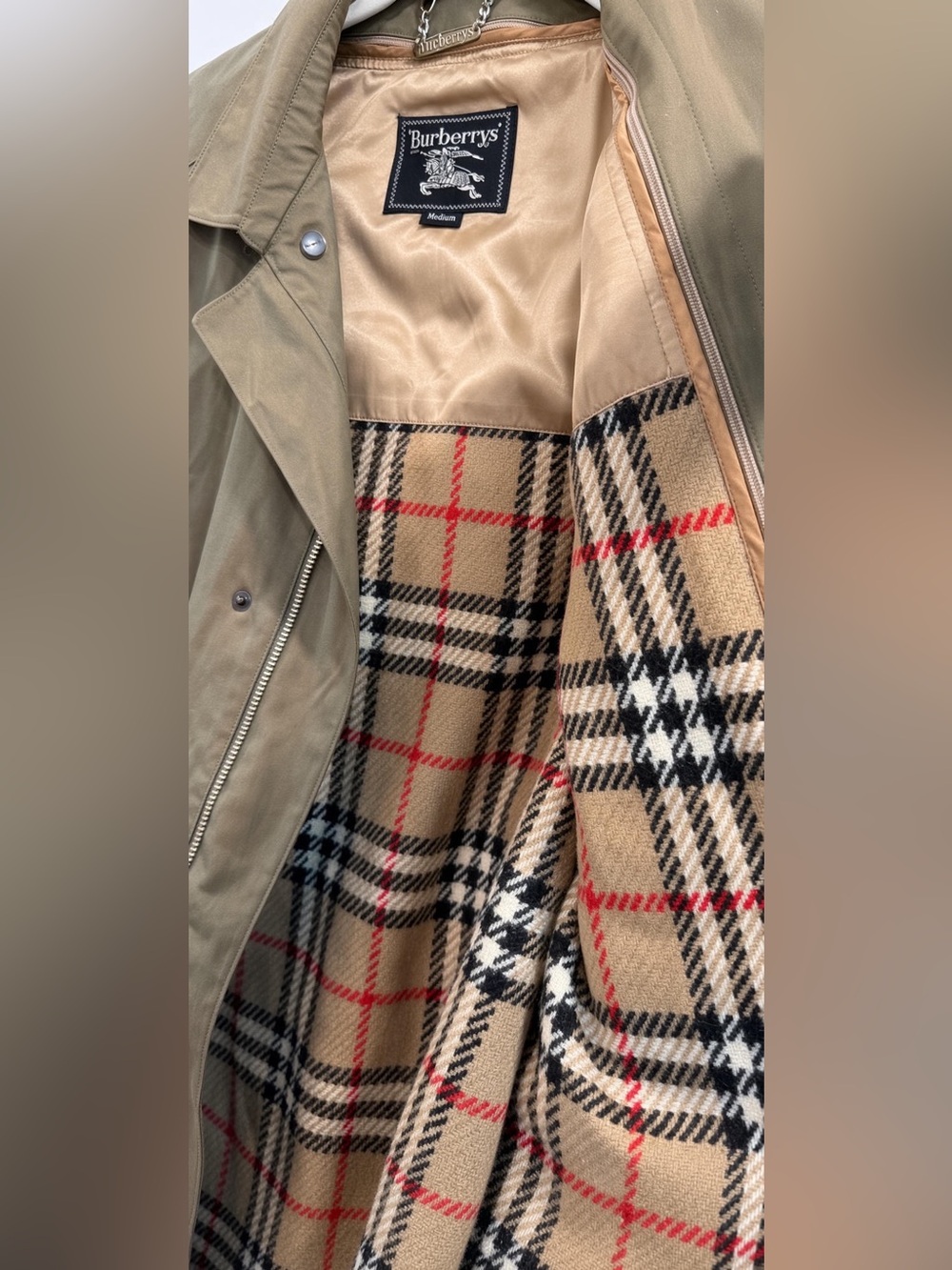 Authentic Vintage Burberrys Jacket Pre-1999 British Luxury Heritage - Picture 9 of 10